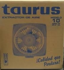 Extractor De Aire Plastico De 10 Pulgadas Taurus Original