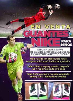Guantes Futbol Nike Para Niños