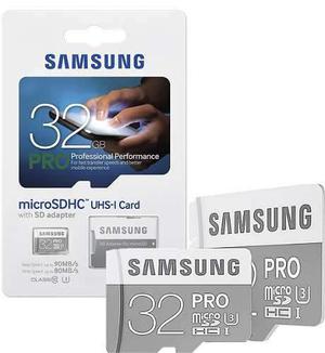 Memoria Micro Sd 32gb Samsung 90mb/s Microsd Clase 10