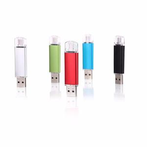 Pen Drive 4gb Puerto Usb- Micro Usb Doble Punta Pc Celular