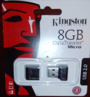 Pendrive Data Traveler Kingston Micro 8 Gb Originales