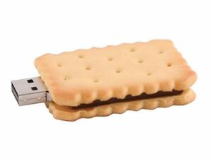 Pendrive Galleta Biscuit De Goma Biscocho 16gb Memoria Usb