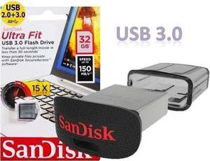 Pendrive Memoria Mini Sandisk 32gb Ultra Fit Usb 3.0