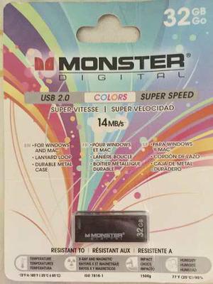 Pendrive Usb 32gb Monster Digital