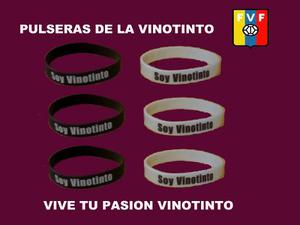 Pulseras De Silicon De La Vinotinto 500bs Cada Una