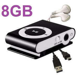 Reproductor Mp3 De 8gb Con Bateria + Cable Usb + Audifono