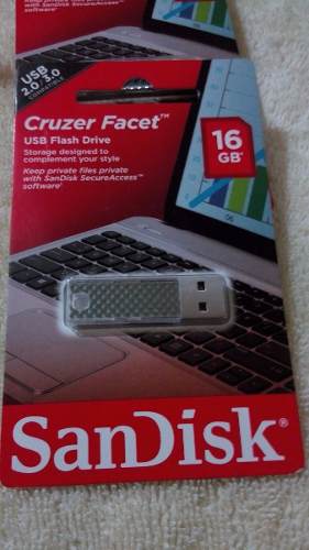 Sandisk Cruzer Facet 16gb Usb 2.0 Flash Drive
