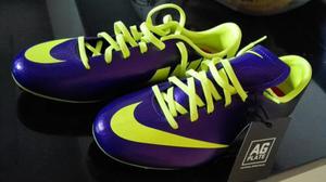 Zapatos De Futbol Grama Nuevos Marca Nike Talla 38
