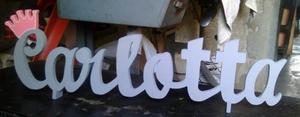 Letras Y Nombres Mdf Crudo Y Decorados Desde 6cm