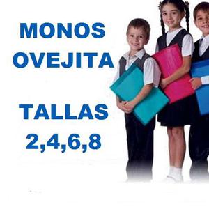 Monos Escolares Ovejita, Azul Marino 100% Originales.