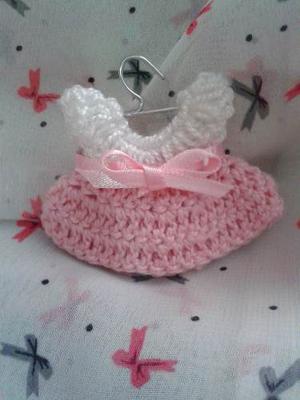 Recuerditos Para Baby Shower Nacimiento Tejido Al Crochet