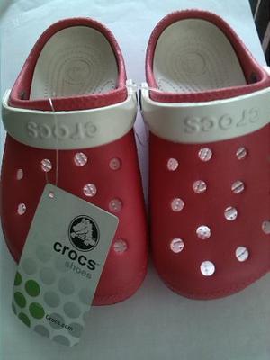 Sandalias Crocs Niños Rojas