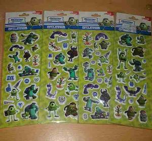 Disney Calcomanias Stickers (3d) Monster Inc University