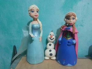 Muñeco Para Tortas Frozen, La Sirenita, Y Dra Juguetes