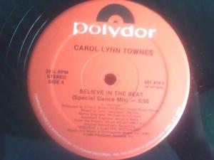 Disco Lp Acetato Remix Importado 80s Carol Lynn Townes