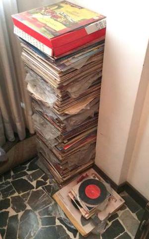 Discos En Vinyl O Acetato Lote De 180 Discos Temas Variados