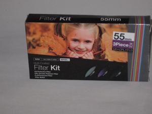 Kit De Filtros 55 Mm Vivitar 3 Piece Uv, Cpl, Fld Filter Kit