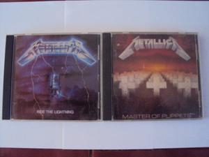 Metallica - Ride The Lightning Y Master Of Puppets...