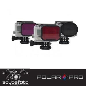 Pack De Filtros Submarinos Para Gopro H3 Y H4- P