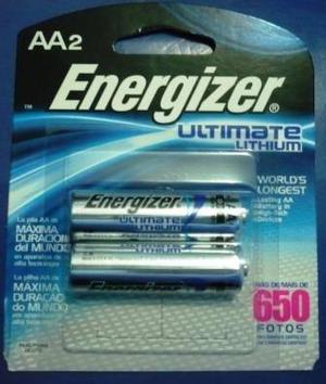 Pilas Aa Energizer Ultimate Lithium Precio Por Par!!!