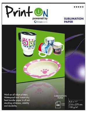 Printon Photo Paper Sublimacion 8.5 Xh Ptops100l