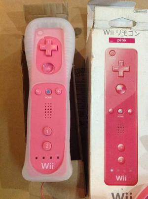 Control Wii Remote Original Nuevo Rosa