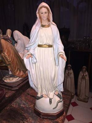 Figura Virgen De Los Favores Concedidos Grande 64 Cm Altura