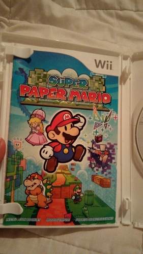 Juego Wii Super Paper Mario