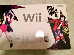 Nintendo Wii Blanco Version Just Dance 4 + Wit Fit Nuevo