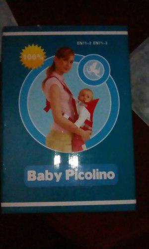 Canguro Porta Bebe Baby Picolino Rojo