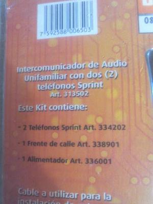 Intercomunicador Unifamiliar +2 Telefonos Bticino Nuevo!!!
