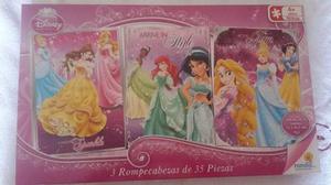 Rompecabeza Disney Princesa 3 En 1