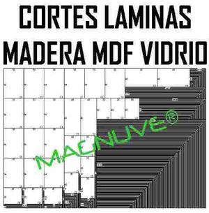 Programa Optimizador Cortes Laminas Tableros Madera Mdf Tela