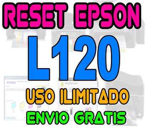 + Reset Ilimitado Epson L120 Repara Error De Almohadillas +