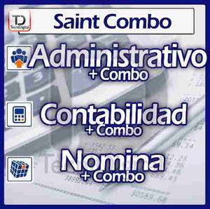 Saint Combo Software Administrativo + Contabilidad + Nomina
