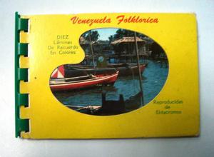 Cuaderno De Postales Pequeñas Vintage Venezuela Folklórica