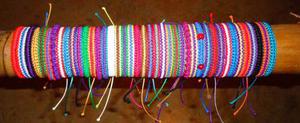 Docena De Pulseras Nudos Macrame