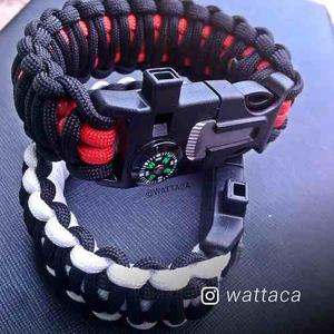 Pulseras 5 En 1 Supervivencia | Paracord 550 | Tejidas