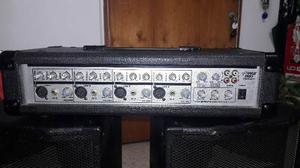 Amplificador Y Consola Con Dos Cornetas Sonbarrier De 12x12
