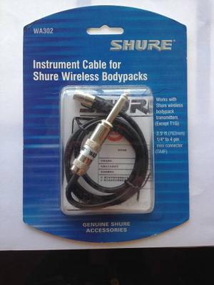 Cable Shure Original Wacms Minixlr 4 Pin A Plug 1/4