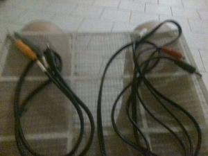 Cables Uno Dj A Plug Mono Y El Otro Dj Conectores Rca.