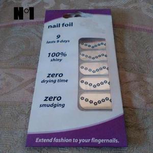 Kit 16 Stickers Nail Foil Para Uñas