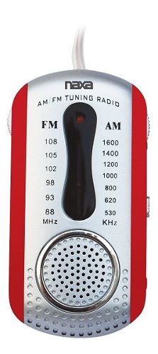 Mini Radio Portatil Am/fm C/corneta Naxa