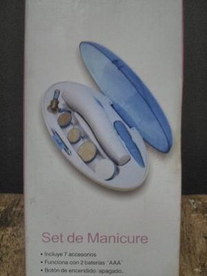 Set De Manicure De Pilas