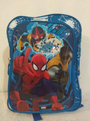 Bolso Morral Escolar Marvel Hombre Araña Con Envió Gratis