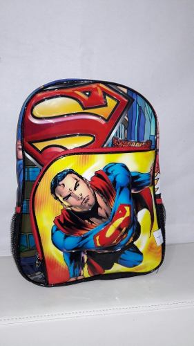 Bolsos Morrales Superman Super Héroes Escolares Niño