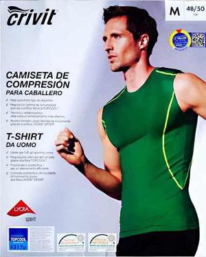 Camiseta Sport Fitness Caballero Marca Crivit