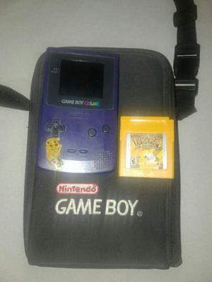 Game Boy Color Con Pokemon Amarillo