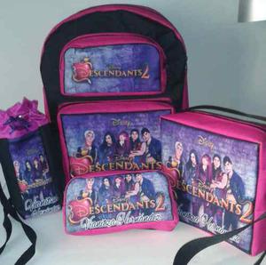 Morral Bolso Escolar De Descendiente 2 Disney Personalizado