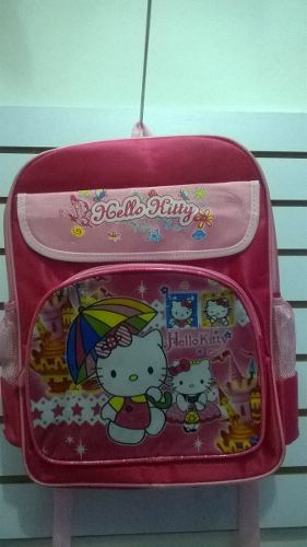 Morral Bolso Escolar De Hello Kitty Princesas